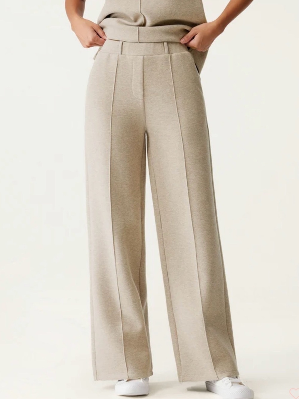 NWT OGL High-Waist Warm Straight Leg Pull On Pants Fuzzluxe Scuba Wool Large